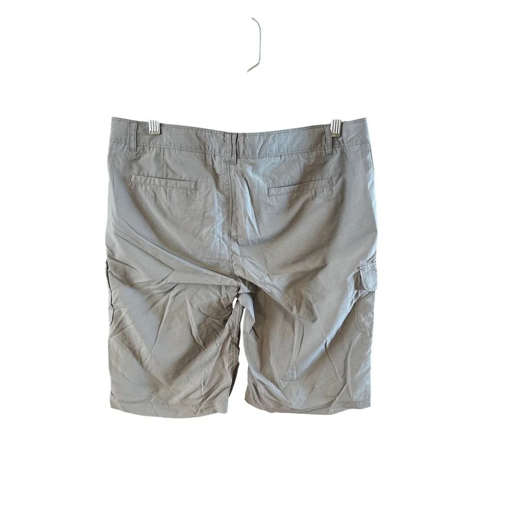 REI Girls XL 18 Gray Hiking Cargo Shorts Nylon Lightweight Outdoor Trail Pockets